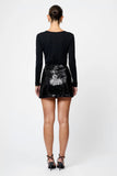 Sadie Stretch Sequin Mini Skirt