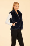 Plush Faux Fur Vest