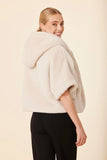 Faux Fur Hoody Topper