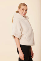 Faux Fur Hoody Topper
