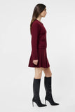 Vhari Knit Classic Sweater Cabernet
