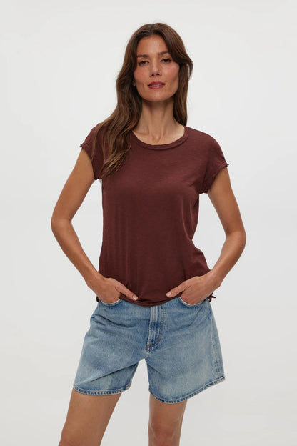 Trudy Crewneck Tee Espresso