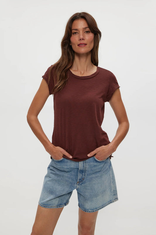 Trudy Crewneck Tee Espresso