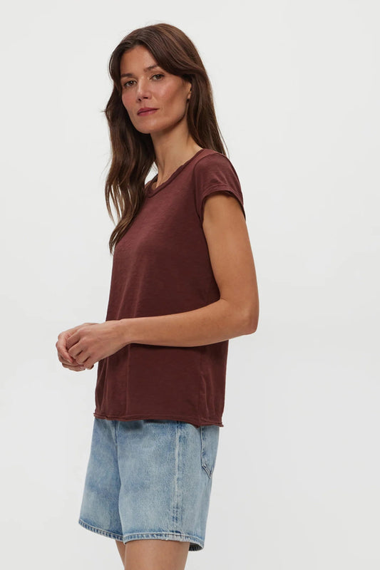 Trudy Crewneck Tee Espresso