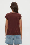 Trudy Crewneck Tee Espresso