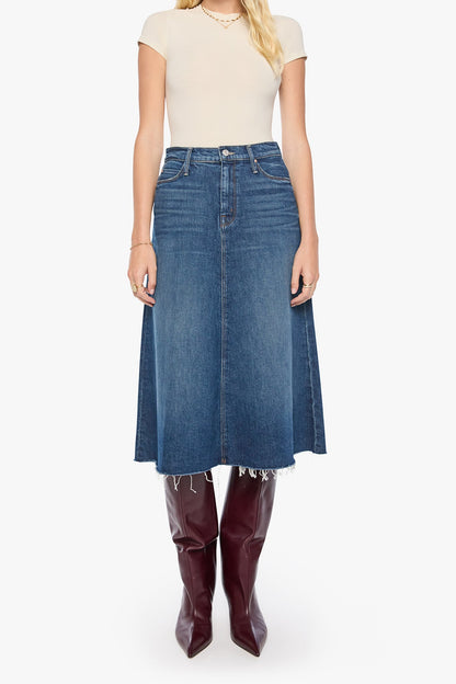 The Circle Midi Skirt Fray