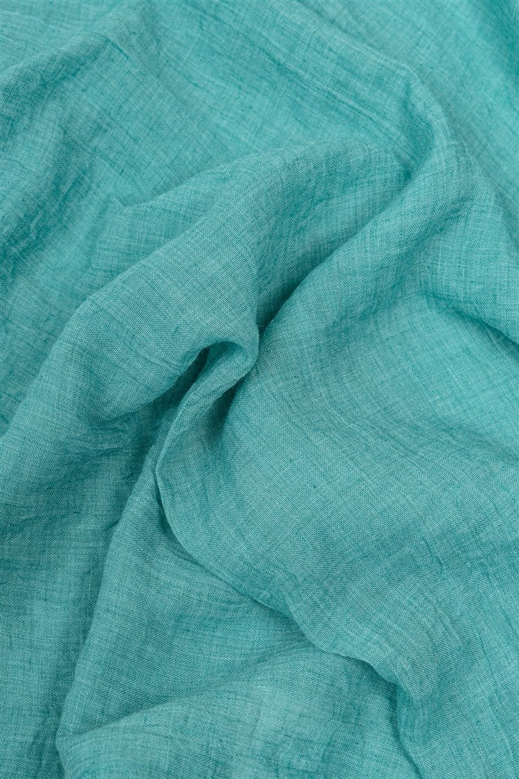 Sheer Cotton Popover  Emerald
