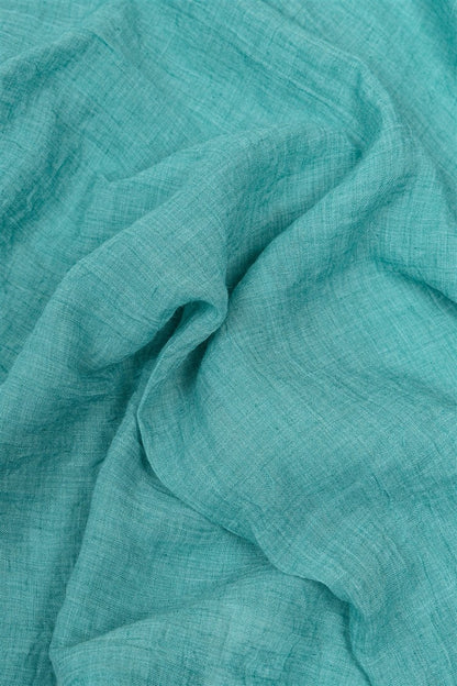 Sheer Cotton Popover  Emerald