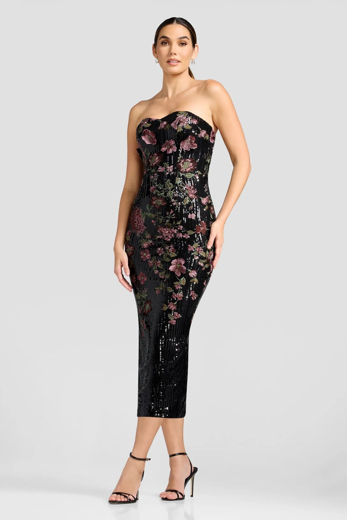 Shailene Floral Sequin Dress