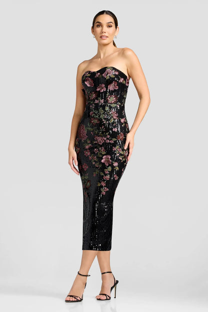 Shailene Floral Sequin Dress