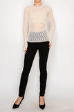 Lace Sheer Beige Top