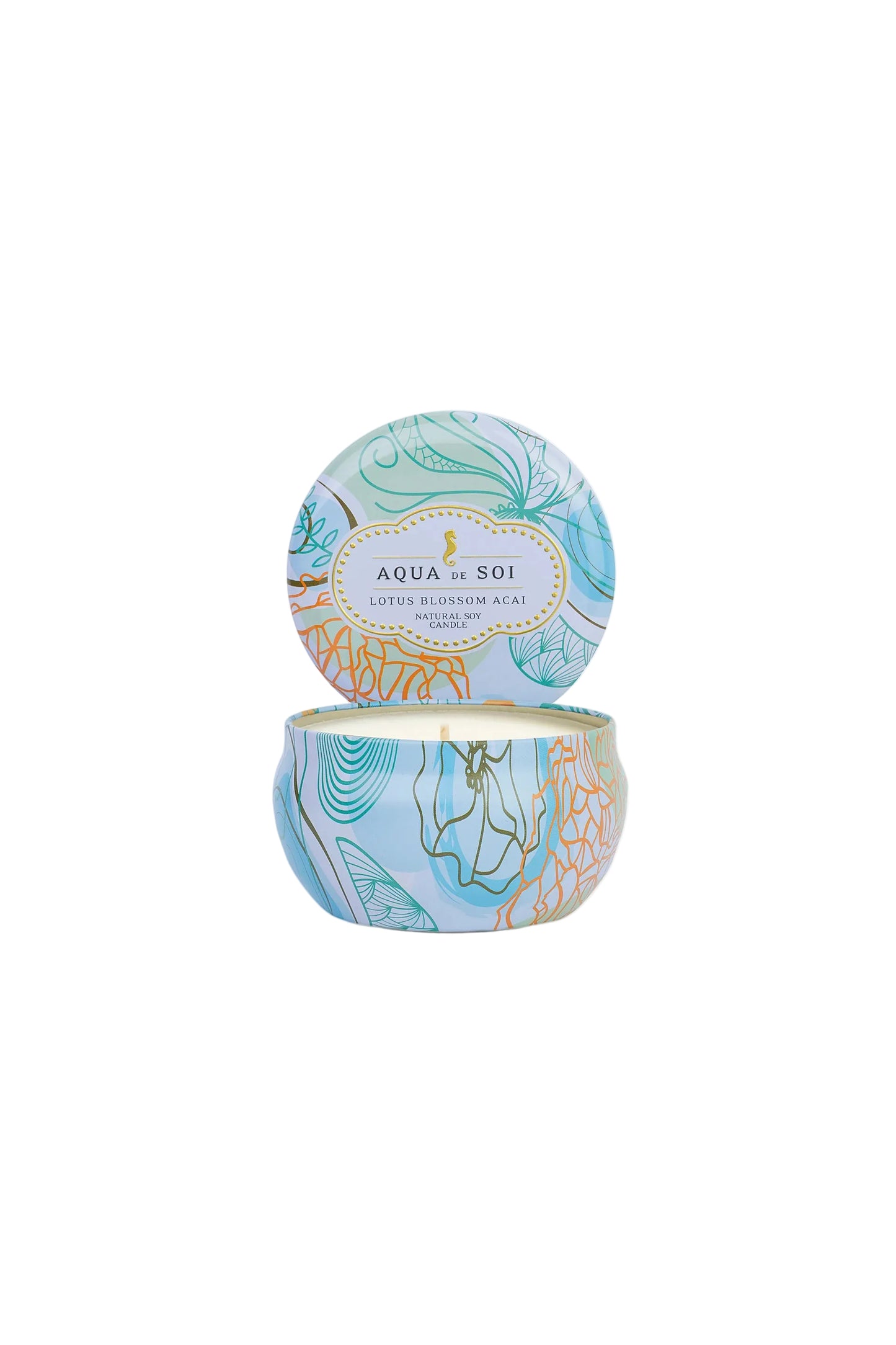 9oz Travel Tin Candle Lotus Blossom Acai