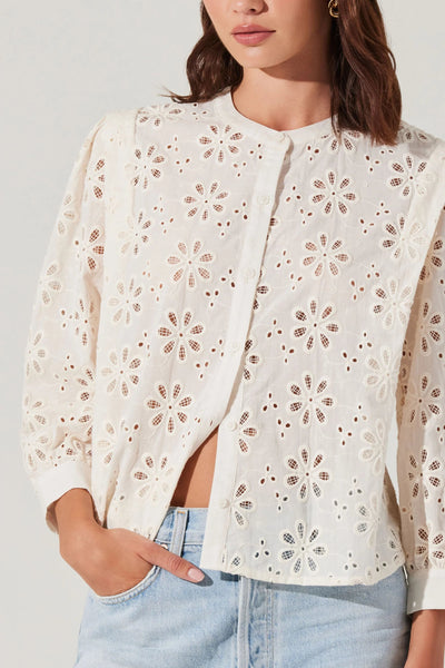 Savanna Cutout Floral Top
