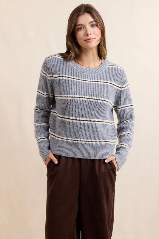 Warm Chai Stripe Sweater