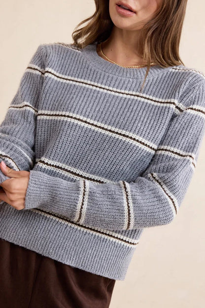 Warm Chai Stripe Sweater