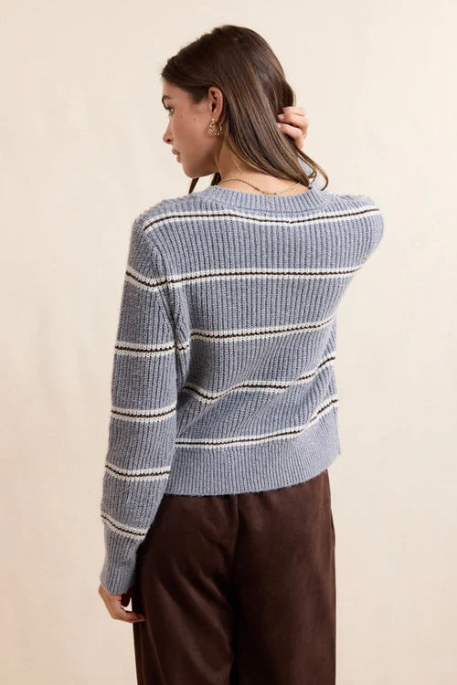 Warm Chai Stripe Sweater