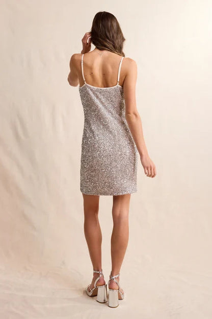 Luster Sequin Mini Dress