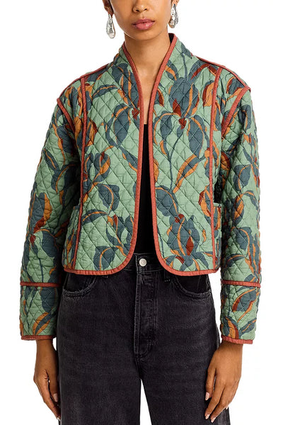 Adalynn Quilted Printed Jacket