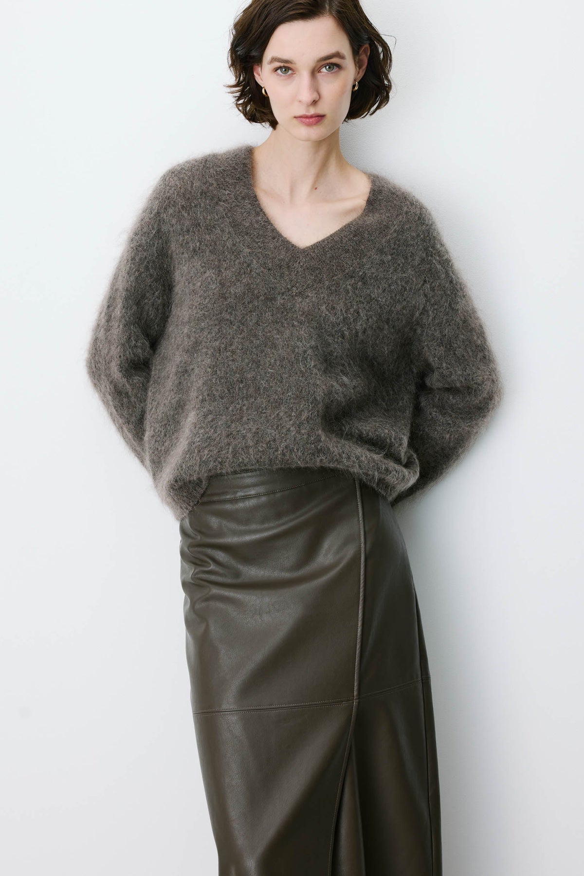 Adorable Oversized V-Neck Sweater