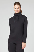 SPANX  AirEssentials Got-Ya-Covered Pullover Sweatshirt in Black