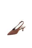 Alenna Suede Slingback Heels