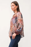 Alessia Printed V-Neck Top