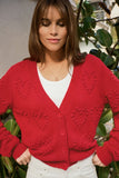 All Yours Hearts Embroidered Cardigan