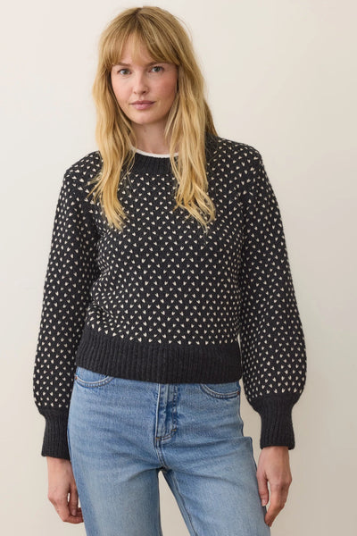 Alma Crewneck Sweater Black