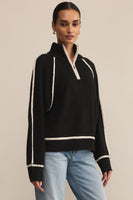 Alps Half Zip Sweater Black
