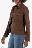 Chocolate Amanda Boxy Jacket