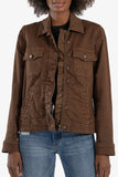 Chocolate Amanda Boxy Jacket