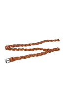 Amara Studded Braided Belt Camel