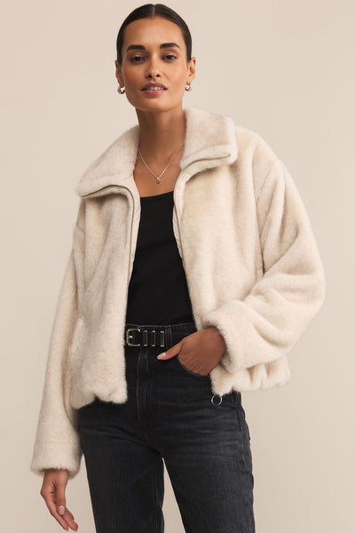 Amethyst Faux Fur Jacket