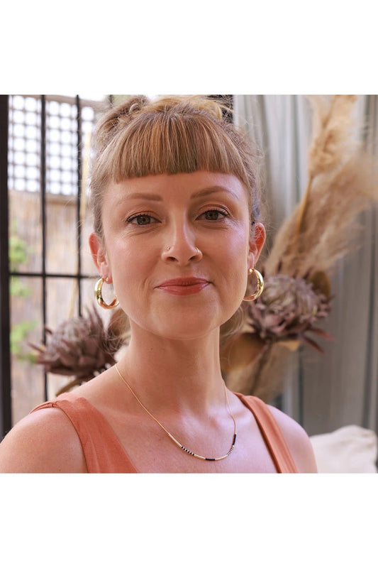 Medium Angie Vintage Hoops Gold