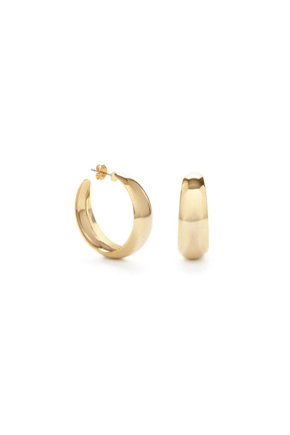 Medium Angie Vintage Hoops Gold