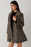 Animal Print Swing Jacket