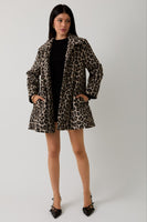 Animal Print Swing Jacket