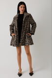 Animal Print Swing Jacket