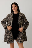 Animal Print Swing Jacket