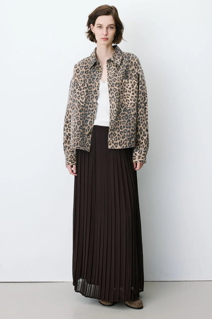 Anissa Pleated Maxi Skirt