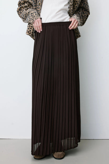 Anissa Pleated Maxi Skirt