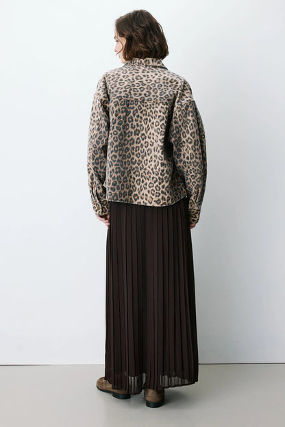 Anissa Pleated Maxi Skirt