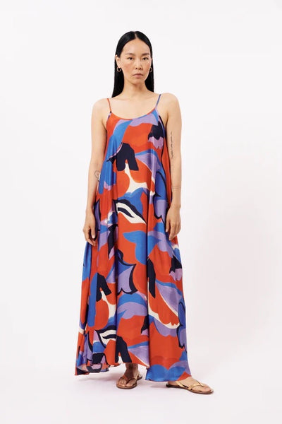 Aria Moving Flowers Maxi Dress