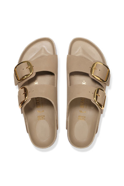 Arizona Big Buckle Sandals Tobacco Brown