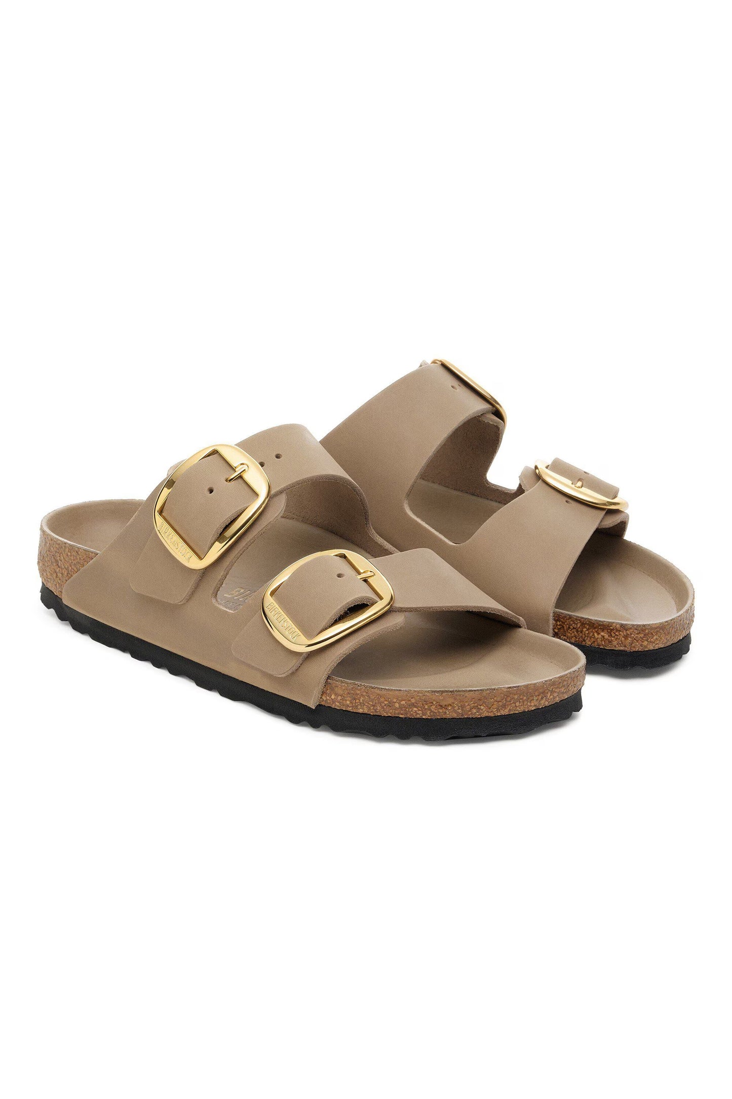 Arizona Big Buckle Sandals Tobacco Brown