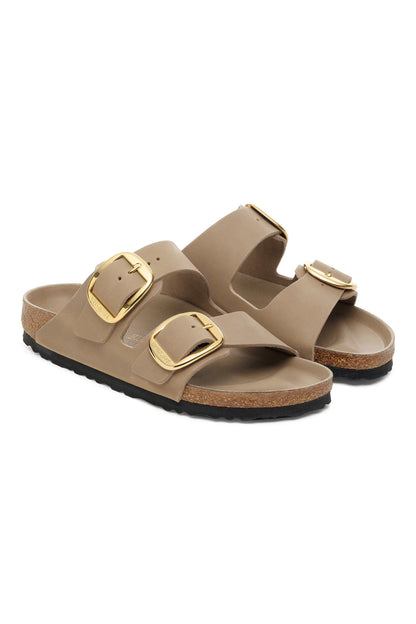 Arizona Big Buckle Sandals Tobacco Brown