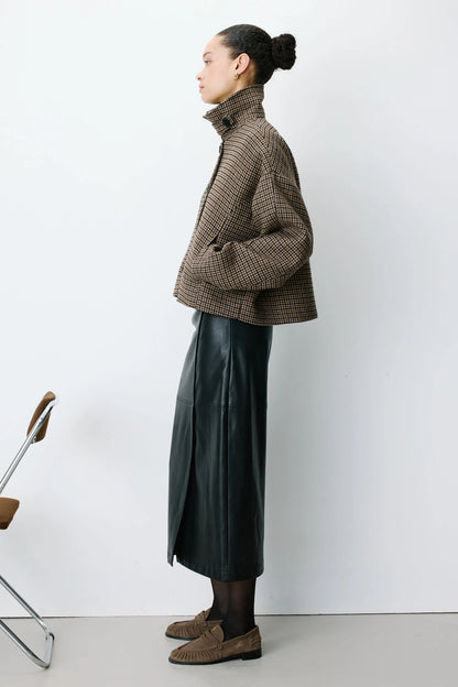 Arthur Short Houndstooth Coat
