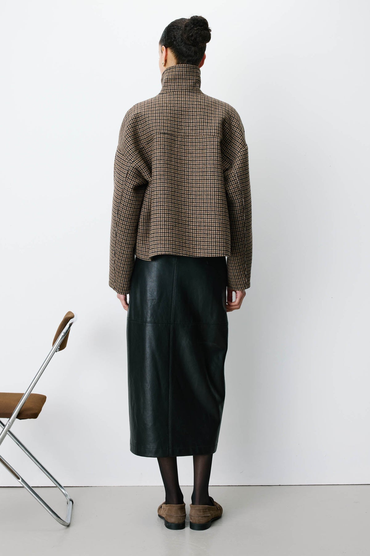 Arthur Short Houndstooth Coat