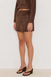 Aston Suede Mini Skirt