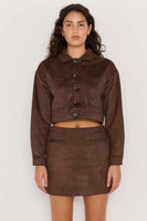 Aston Suede Mini Skirt